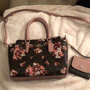 Coach crossbody purse & wallet